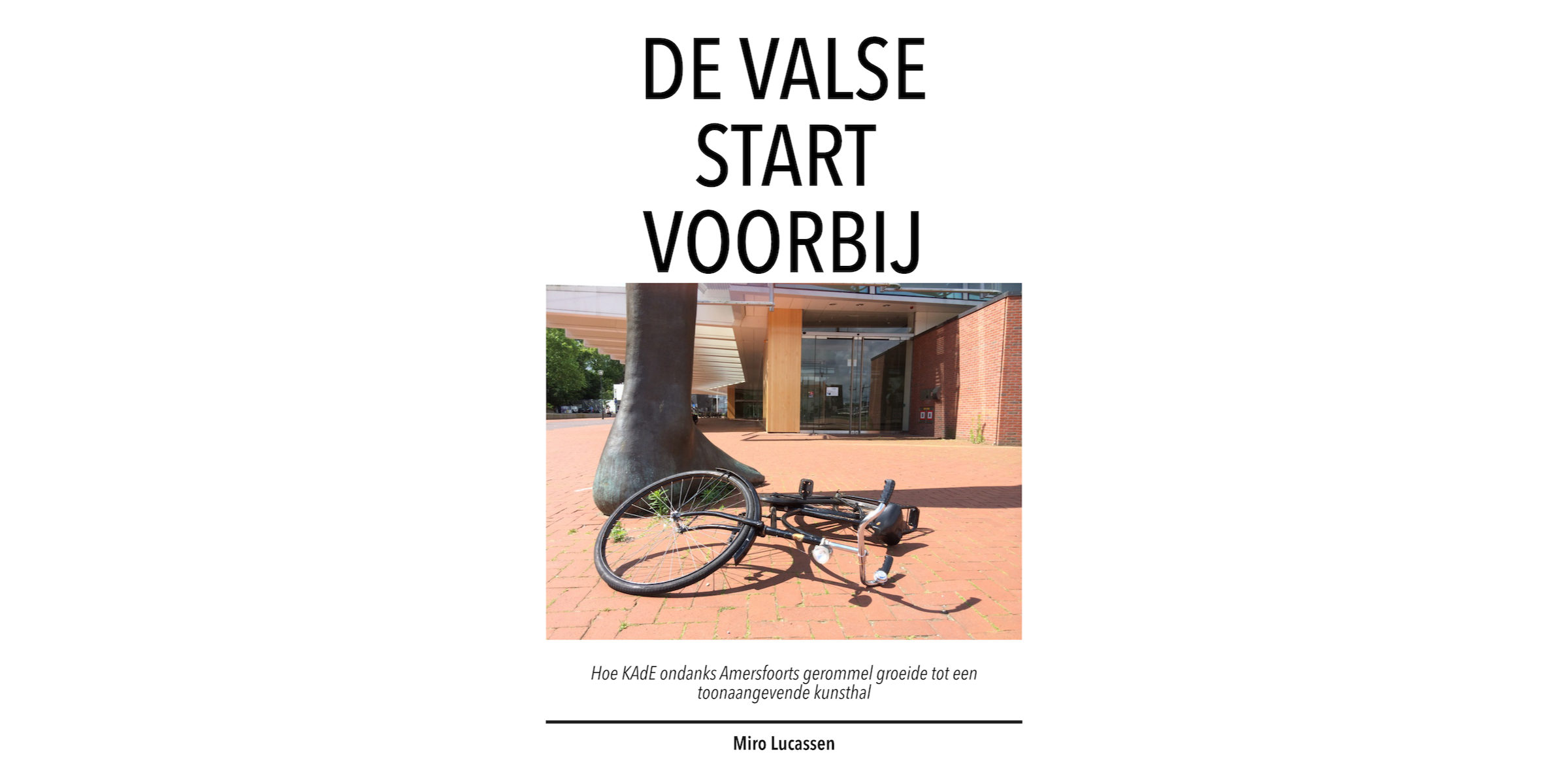 Nieuwe editie van mijn boek over kunsthal KAdE